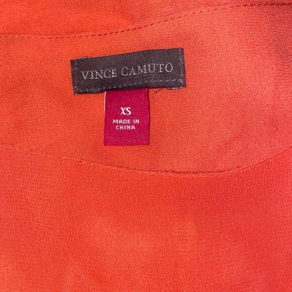 Vince Camuto Coral Blaze Sheer Blouse — XS - Picture 7 of 8